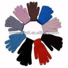 2014 Lady Winter Knitted Solid 100% Cashmere Glove